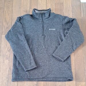 Columbia Charcoal Quarter-Zip Fleece